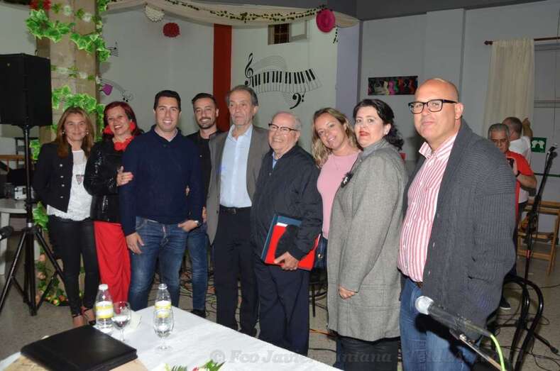 Galindo en un momento de su pregón (Foto TA)